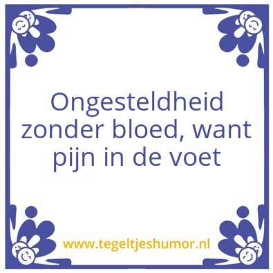 Tegeltje: a