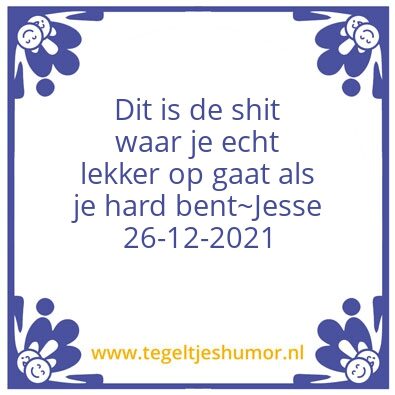Tegeltje: JESSE