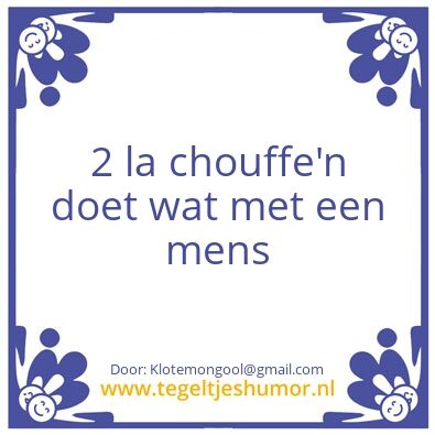 Tegeltje: Bert