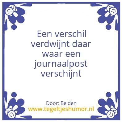 Tegeltje: Finance