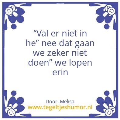 Tegeltje: Piep
