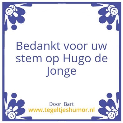 Tegeltje: Hugoshenko