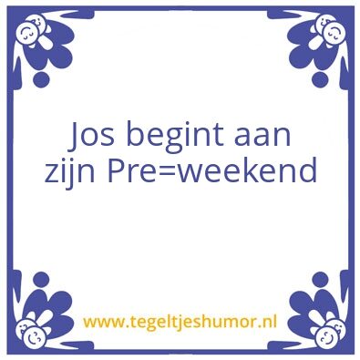 Tegeltje: Jos