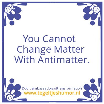 Tegeltje: You Cannot