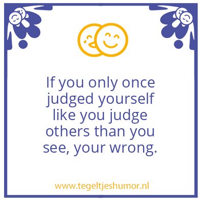 Tegeltje: wrong.