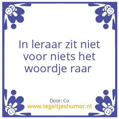 Tegeltje: Aad