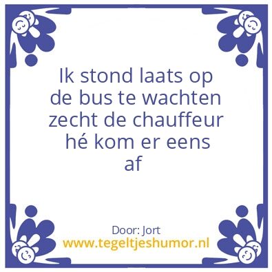 Tegeltje: Mop