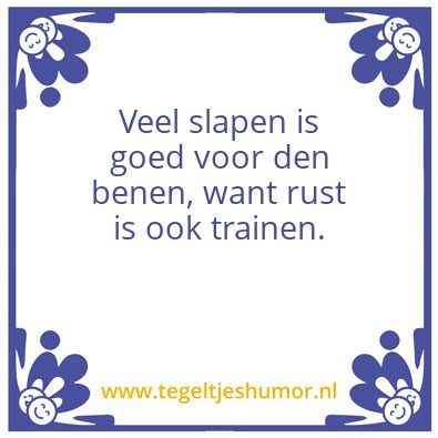 Tegeltje: Rust