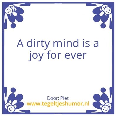 Tegeltje: Joy