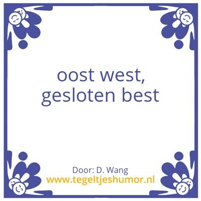 Tegeltje: zorg