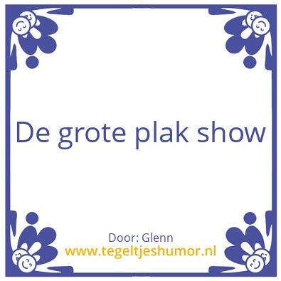 Tegeltje: Ts