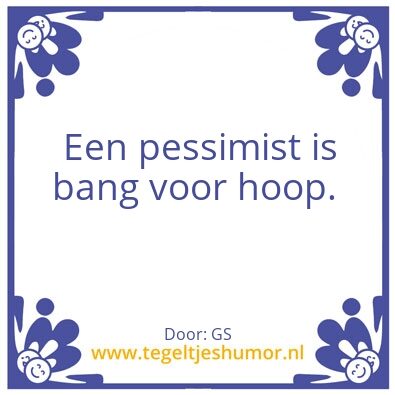 Tegeltje: Hoop