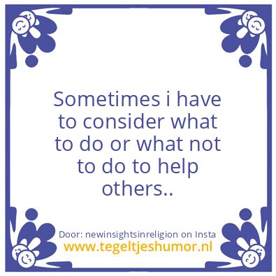 Tegeltje: Some ..