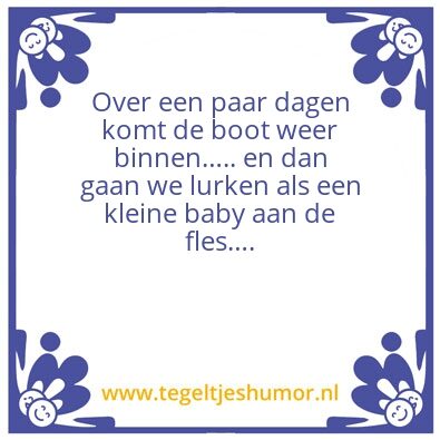 Tegeltje: Boot