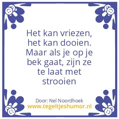 Tegeltje: Winter
