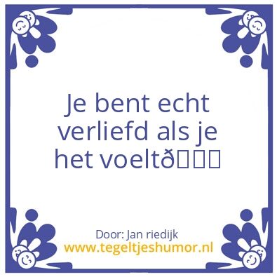 Tegeltje: Liefde