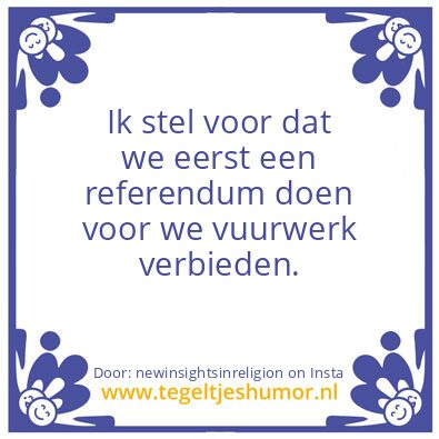 Tegeltje: Referendum