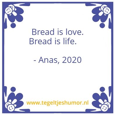Tegeltje: Bread